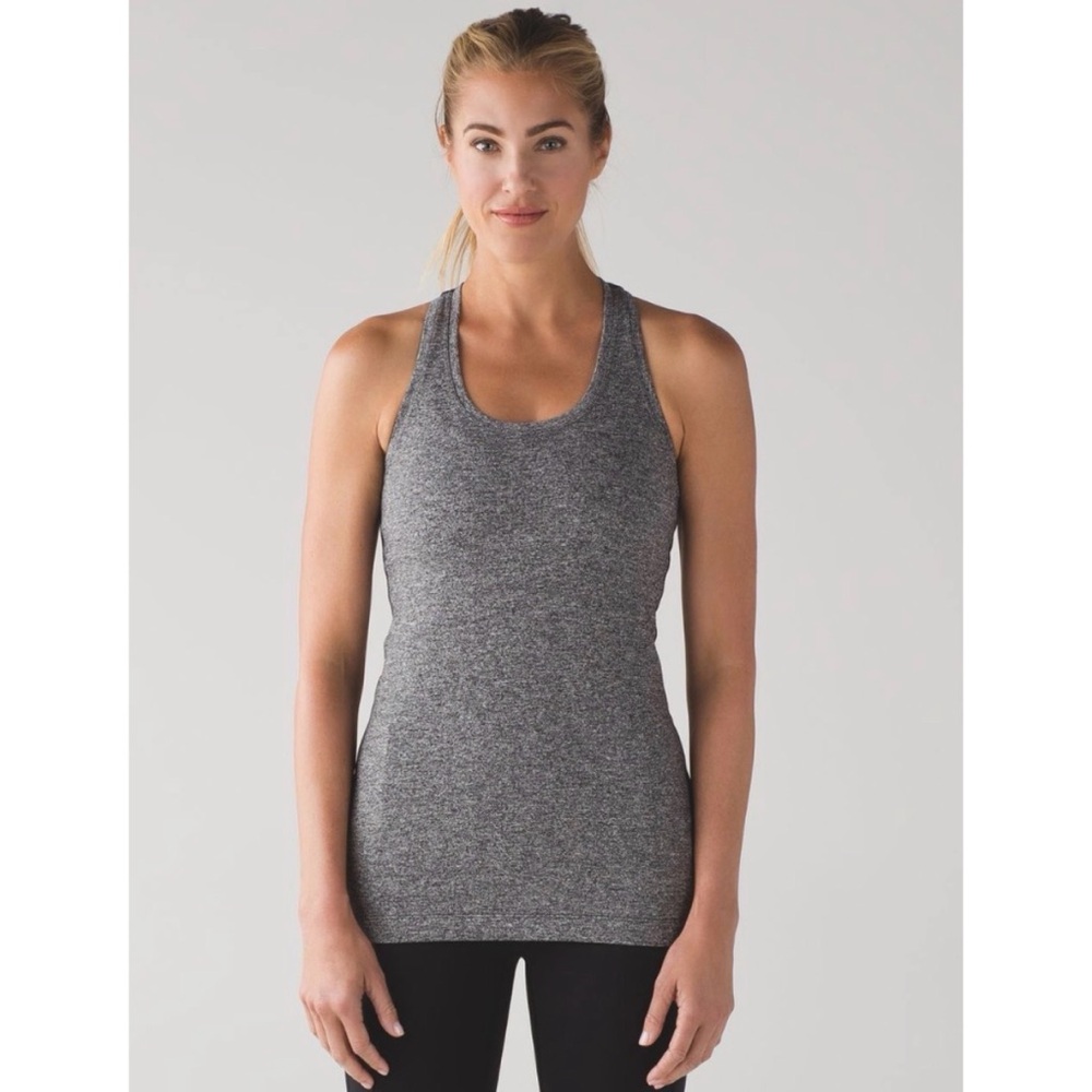 Lululemon Cool Racerback II Heathered Black 4